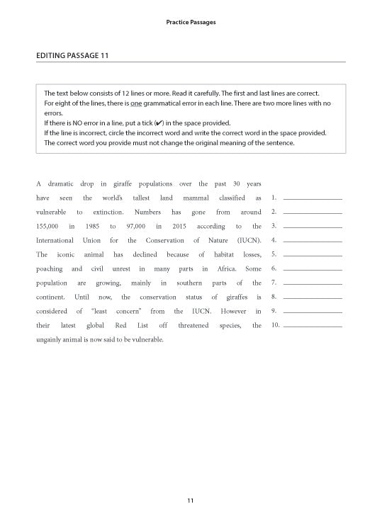 English Editing Practice Secondary 4 Express/Normal(Academic)