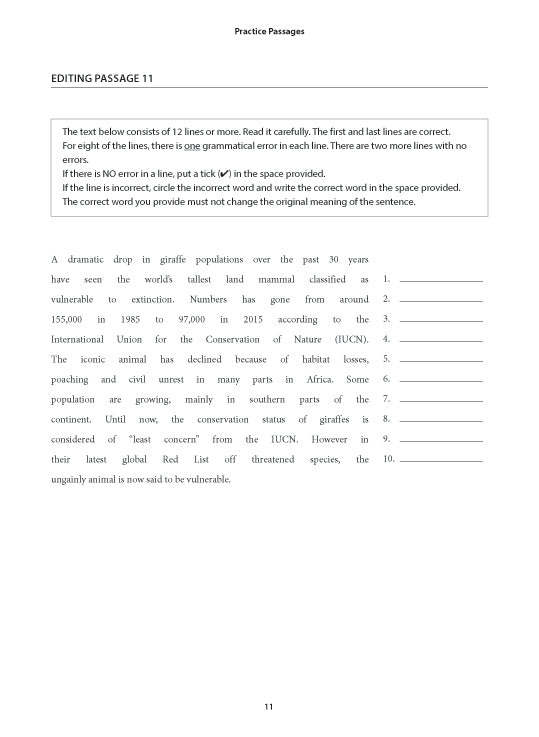 English Editing Practice Secondary 4 Express/Normal(Academic)