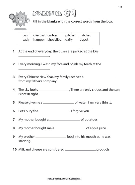 Primary 4 English Vocabulary Practice