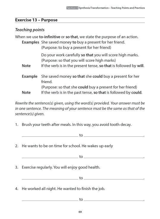 Primary 4 English: Strategies for Comprehension Cloze & Synthesis/Transformation