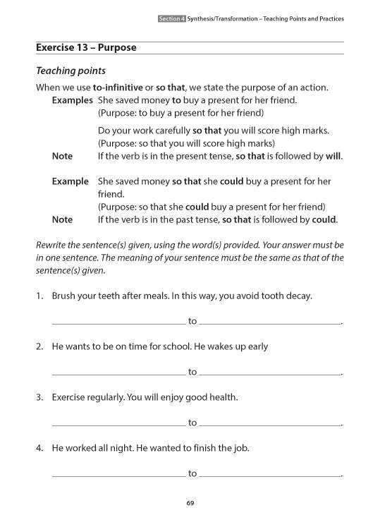 Primary 4 English: Strategies for Comprehension Cloze & Synthesis/Transformation