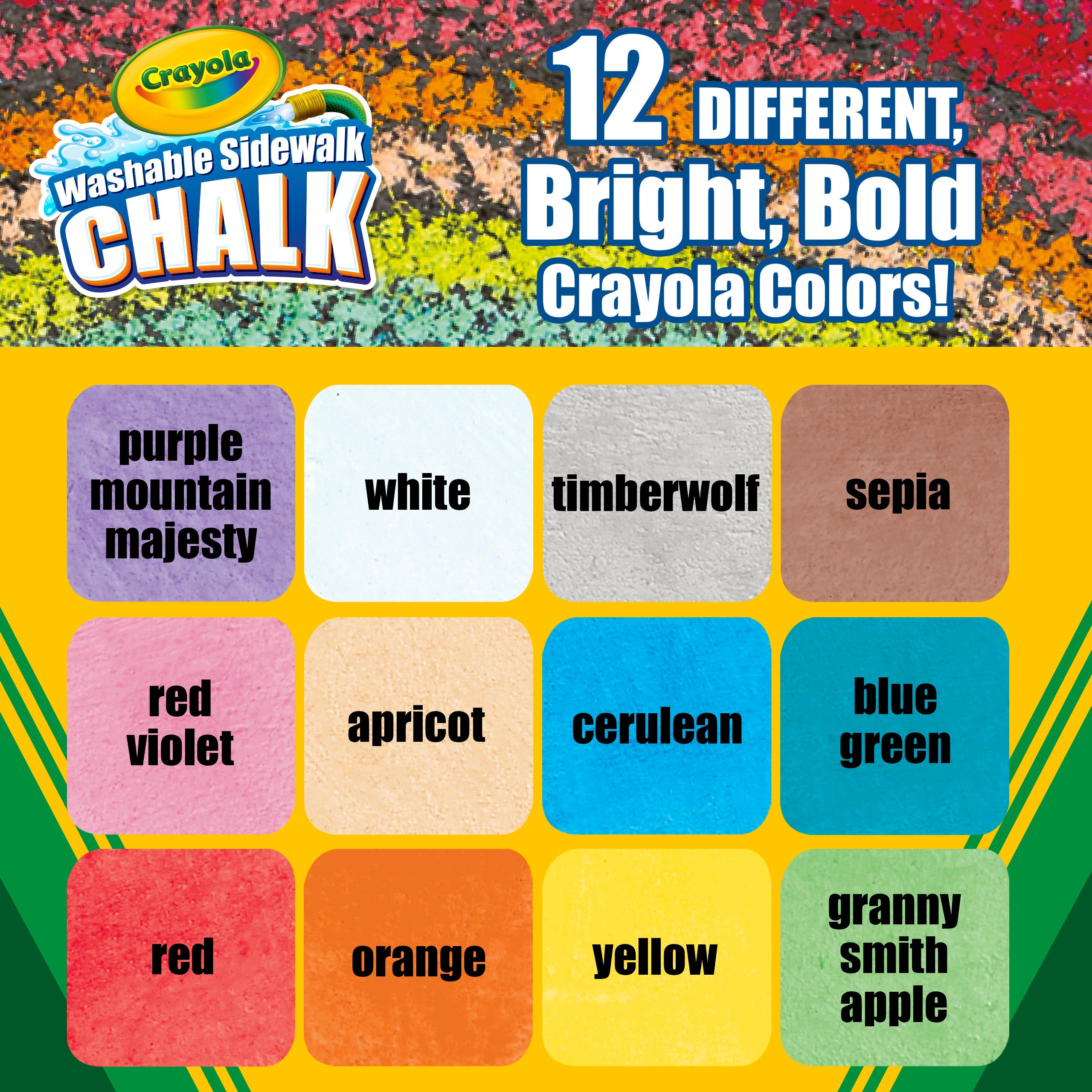 Crayola Color Chalks - 12 Colors