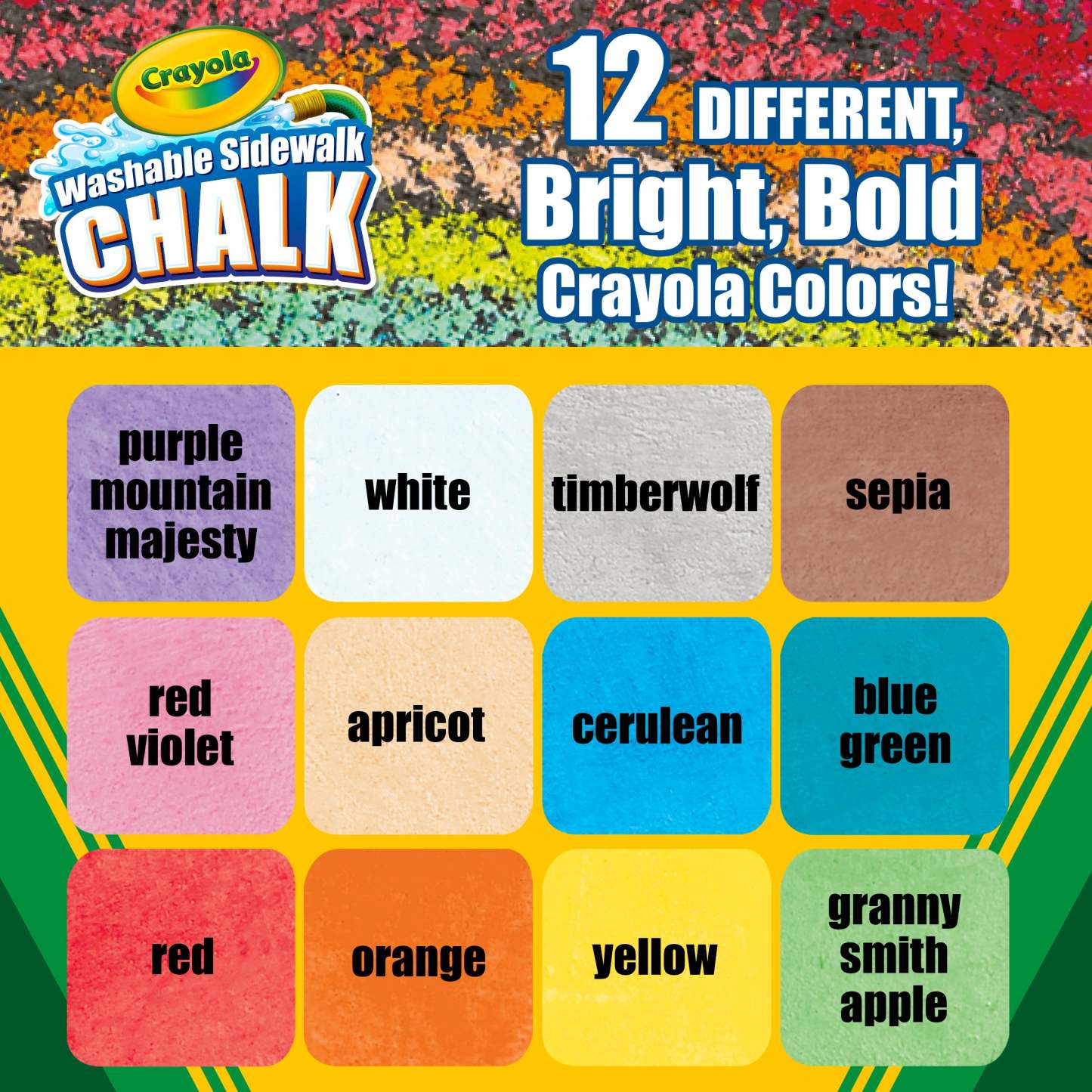 Crayola Color Chalks - 12 Colors