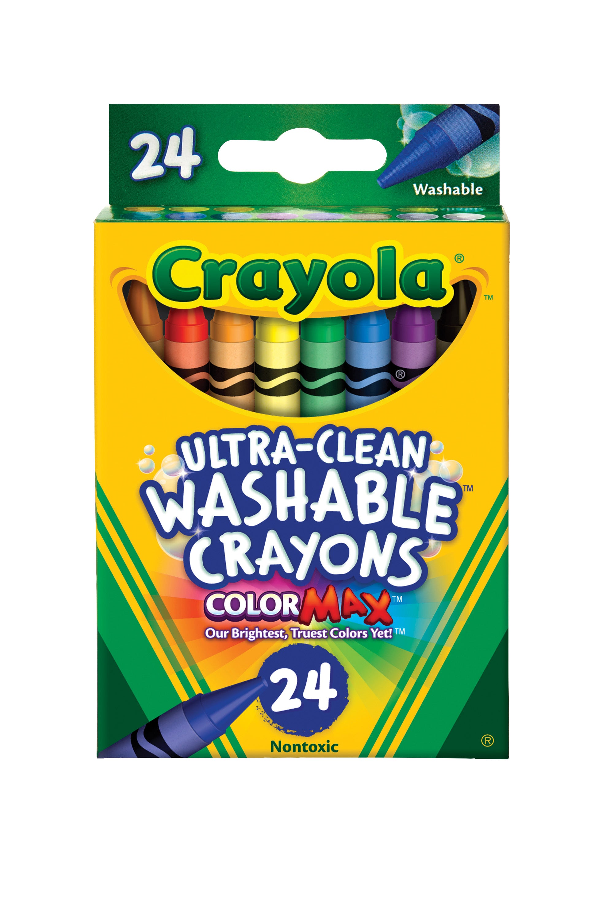 Crayola Ultra-Clean Washable Crayons - 24 Colors