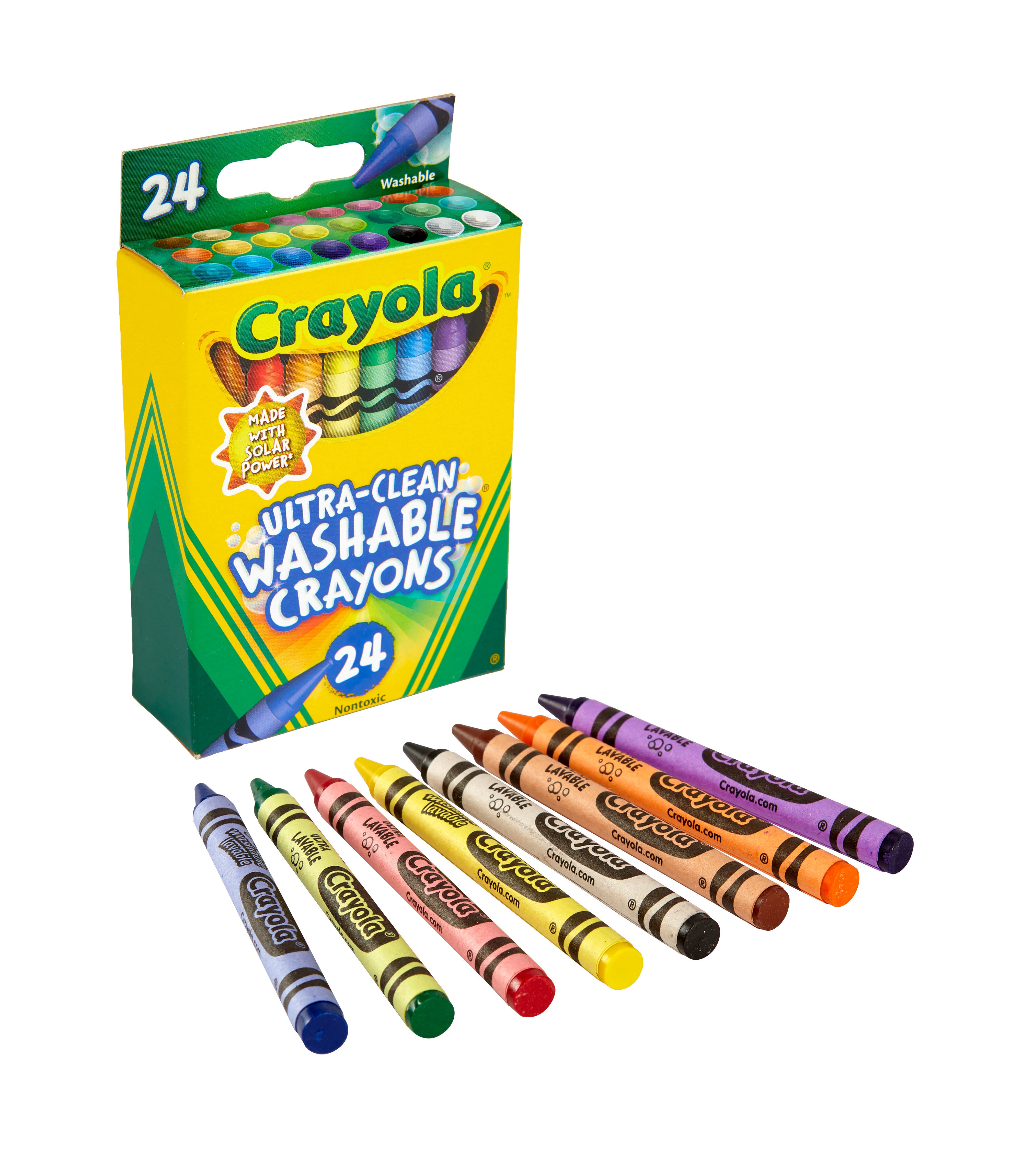 Crayola Ultra-Clean Washable Crayons - 24 Colors
