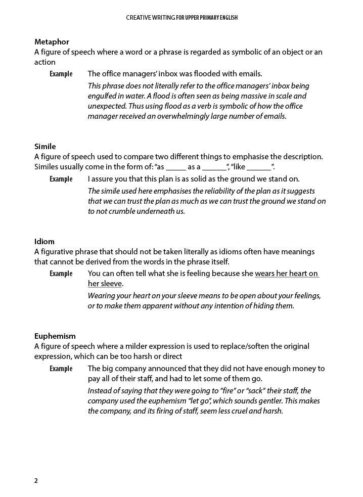 Creative Writing for Primary 5 & 6 English