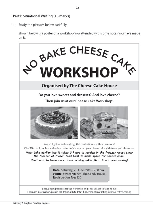 Primary 5 English Practice Papers