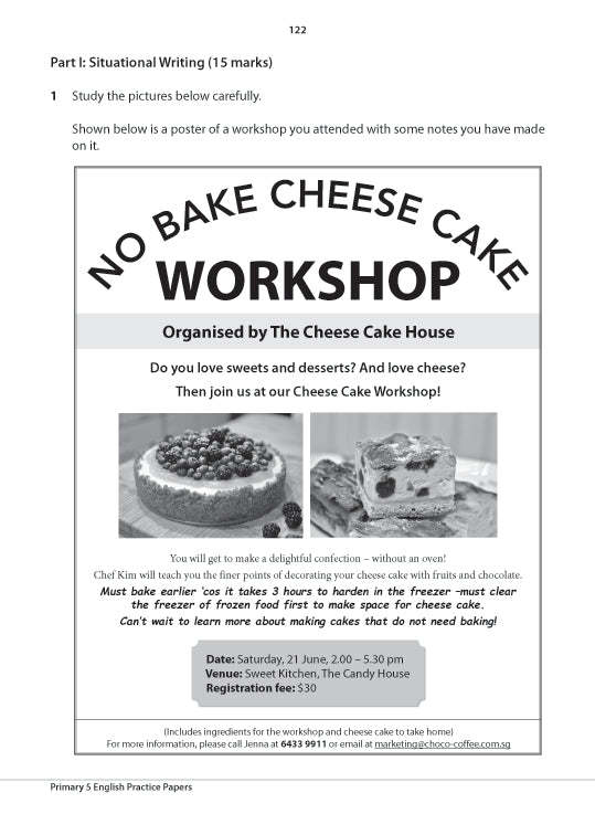 Primary 5 English Practice Papers