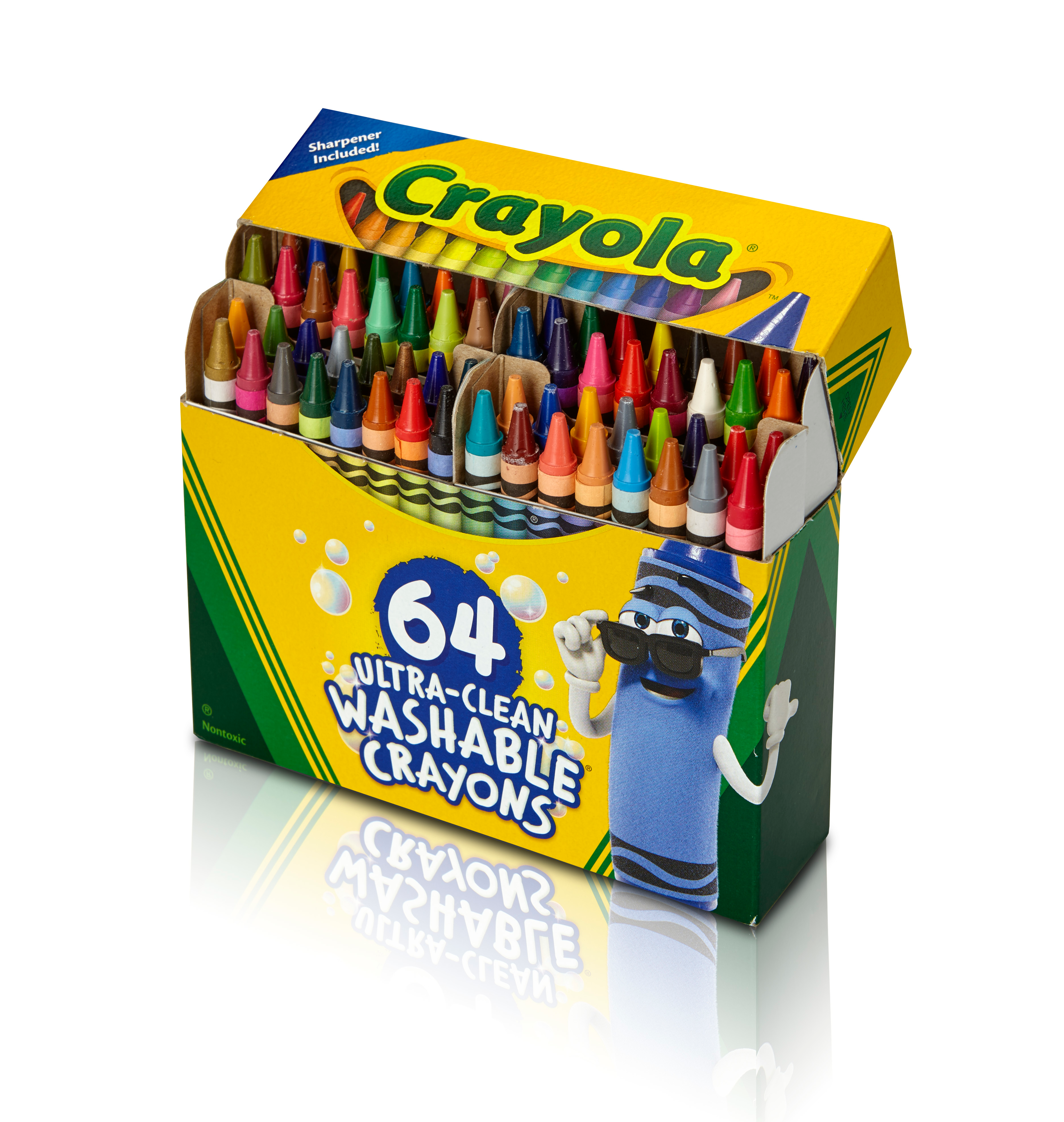 Crayola Ultra-Clean Washable Crayons - 64 Colors