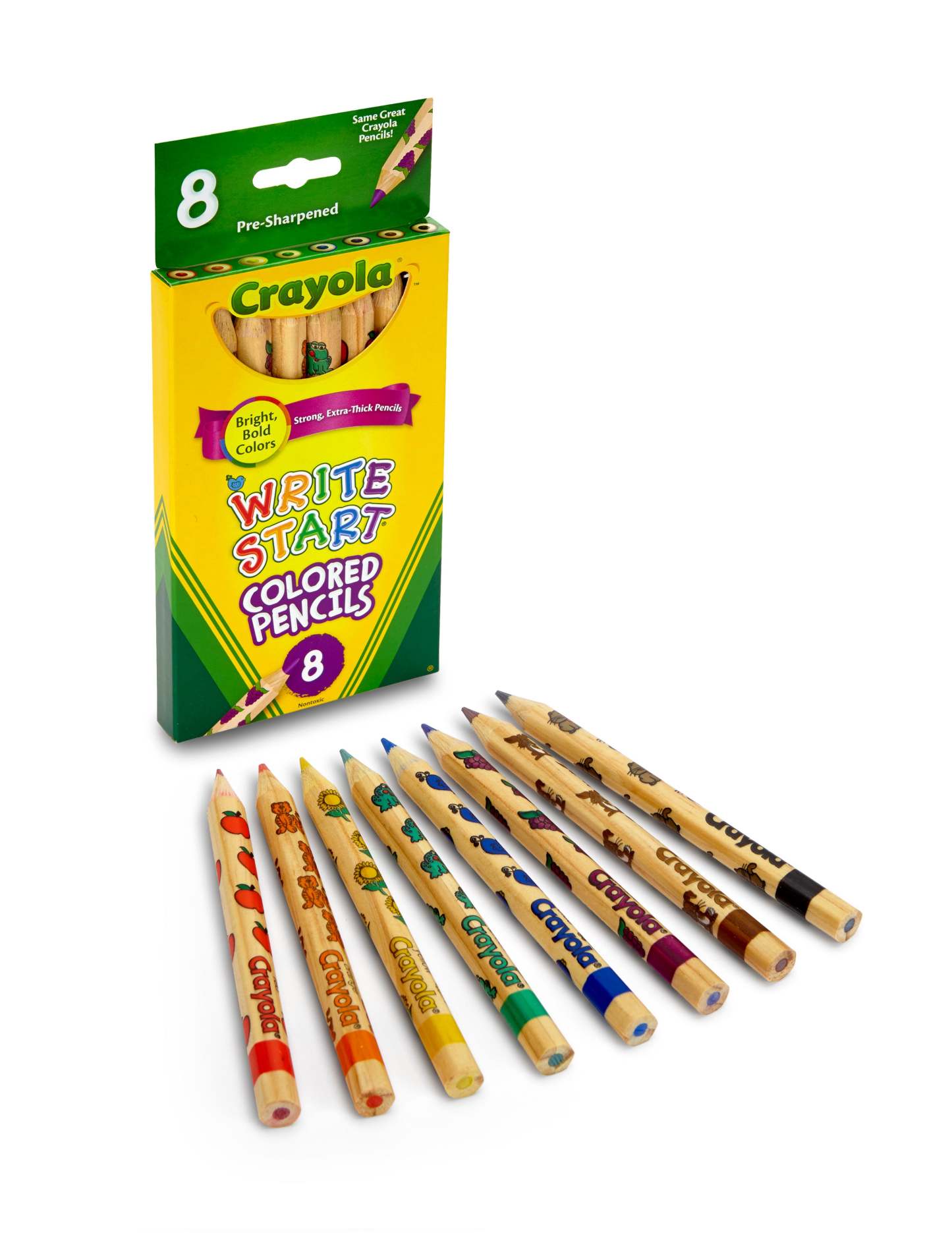 Crayola Write Start Colored Pencils - 8 Colors