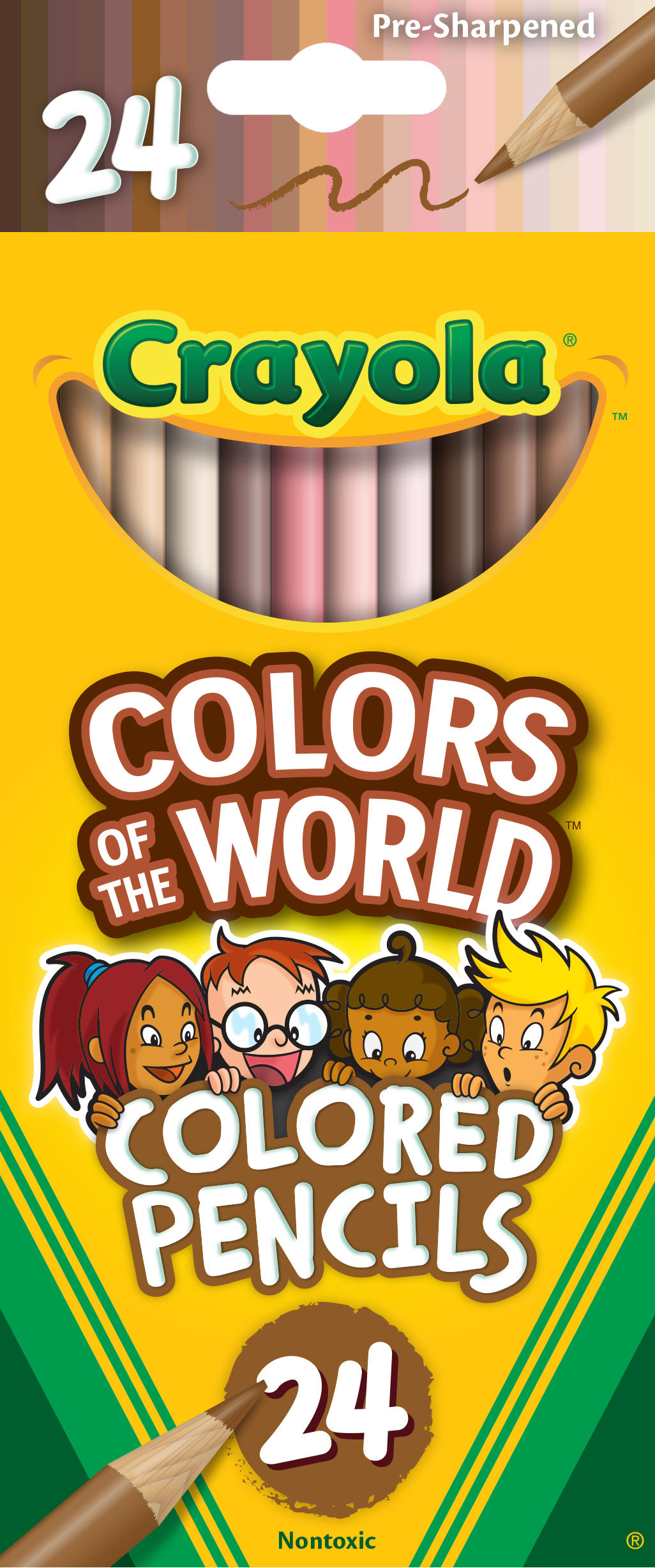 Crayola Colors of the World Colored Pencils - 24 colors