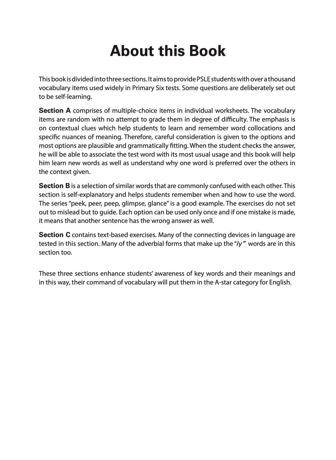 The A-Star Difference Primary 6 English Vocabulary