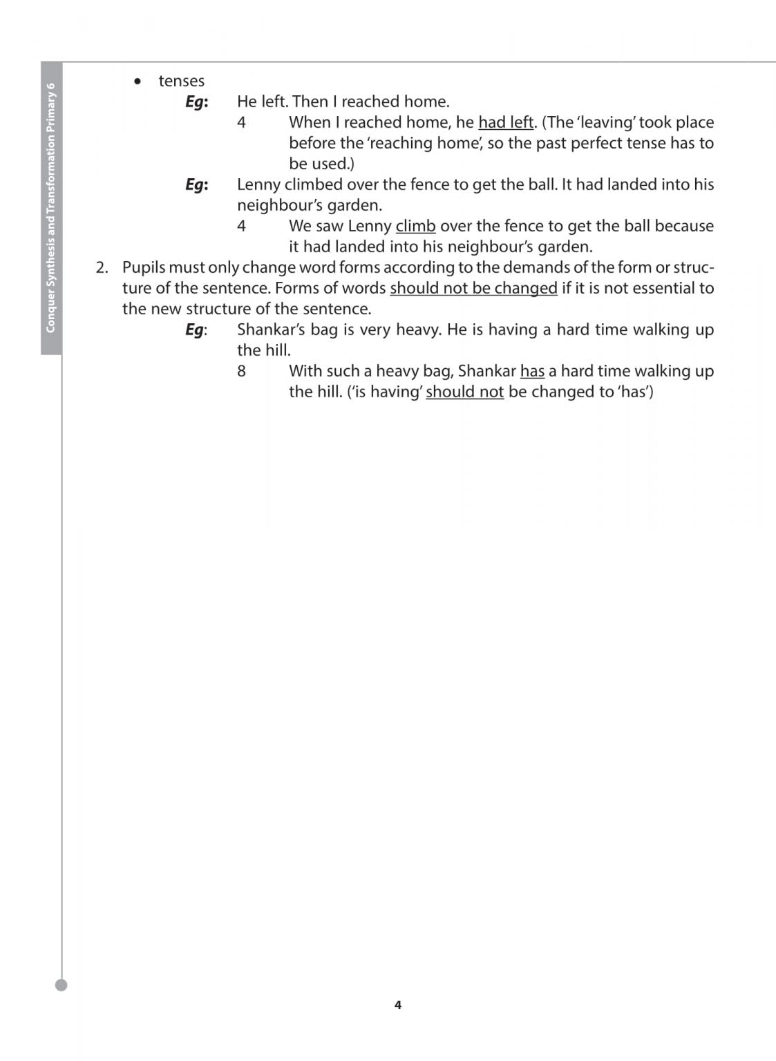 Primary 6 Conquer Synthesis and Transformation