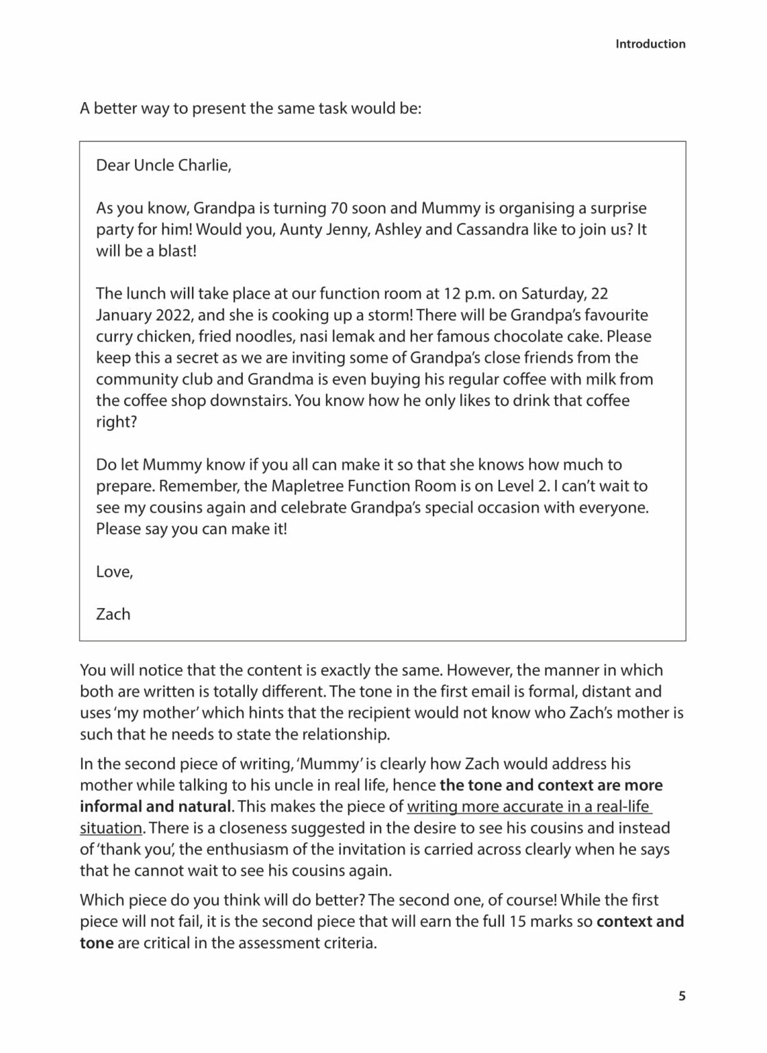 Primary 6 English Scoring the AL1 in Situational Writing