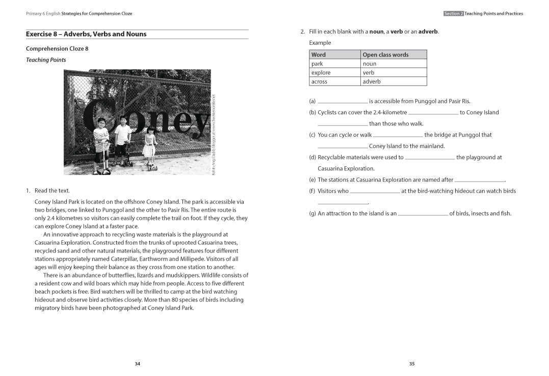 Primary 6 English: Strategies for Comprehension Cloze