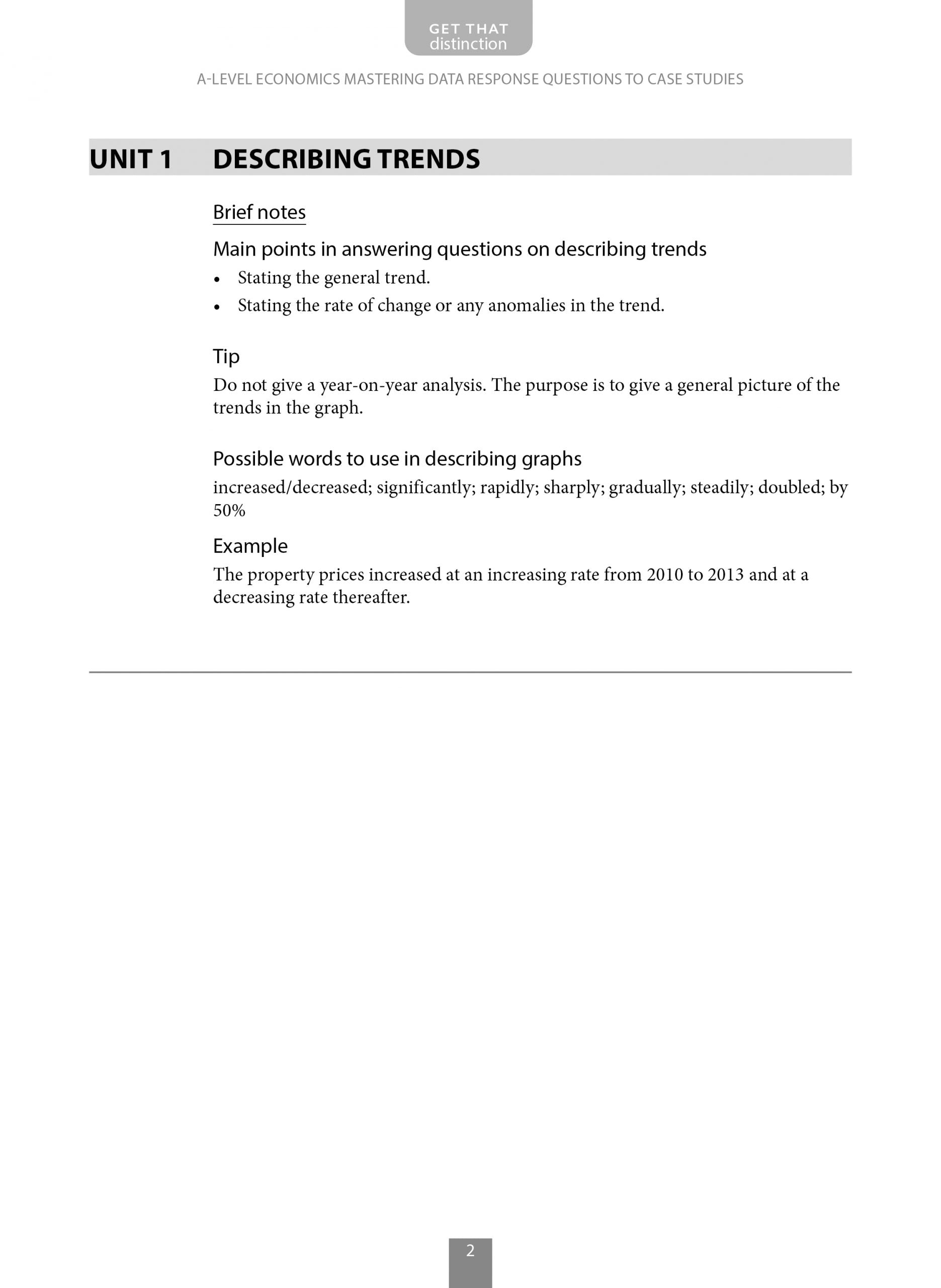 A-Level Economics: Mastering Data Response Questions to Case Studies