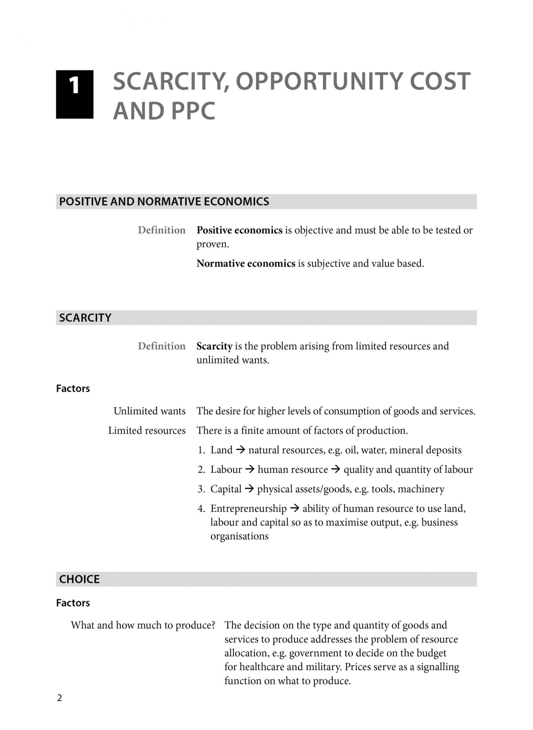 A-Level Economics: Examination Summaries & Notes (2nd Ed)