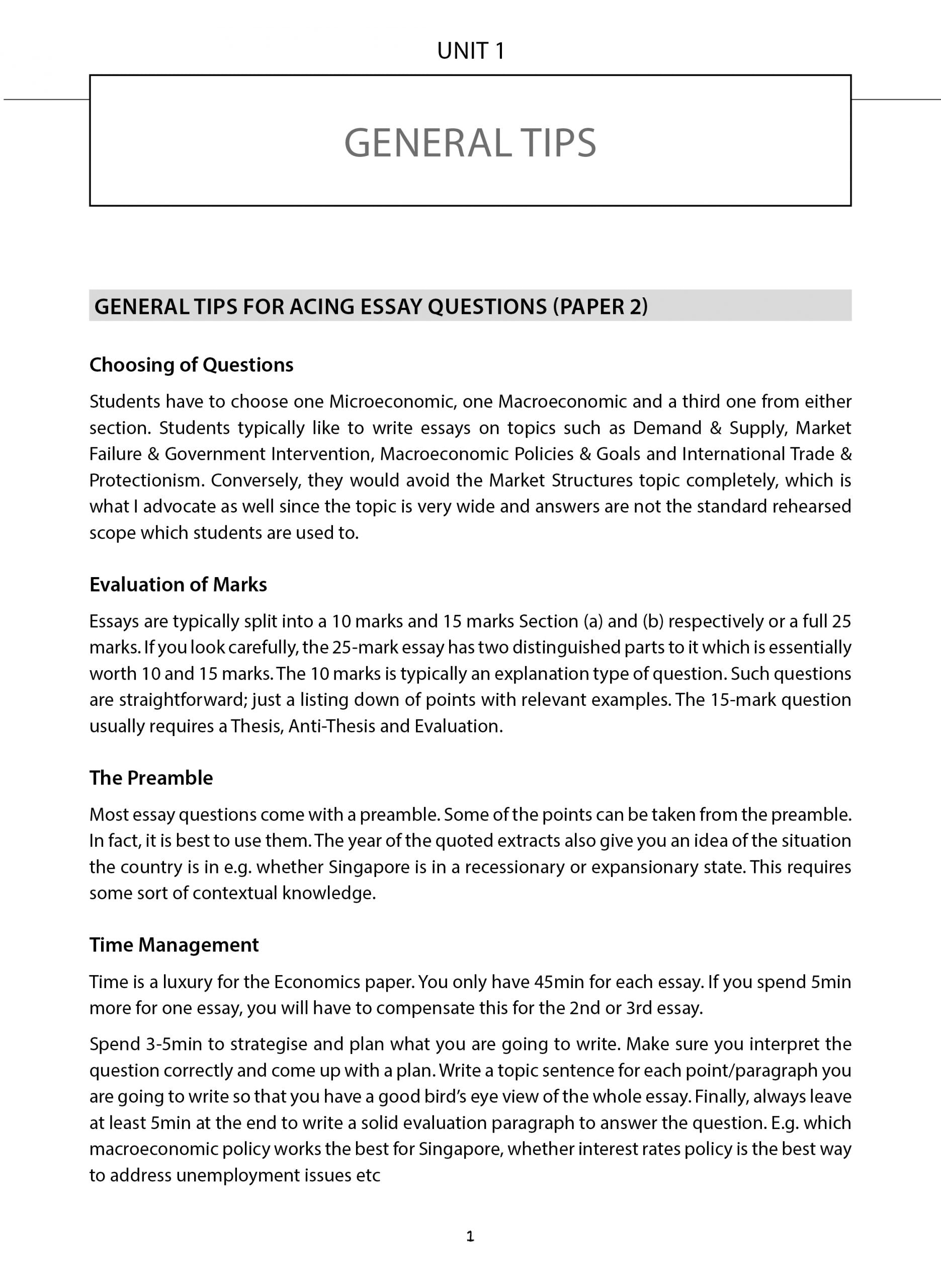 A-Level Economics Model Essays and Case-Study Answers in Macroeconomics