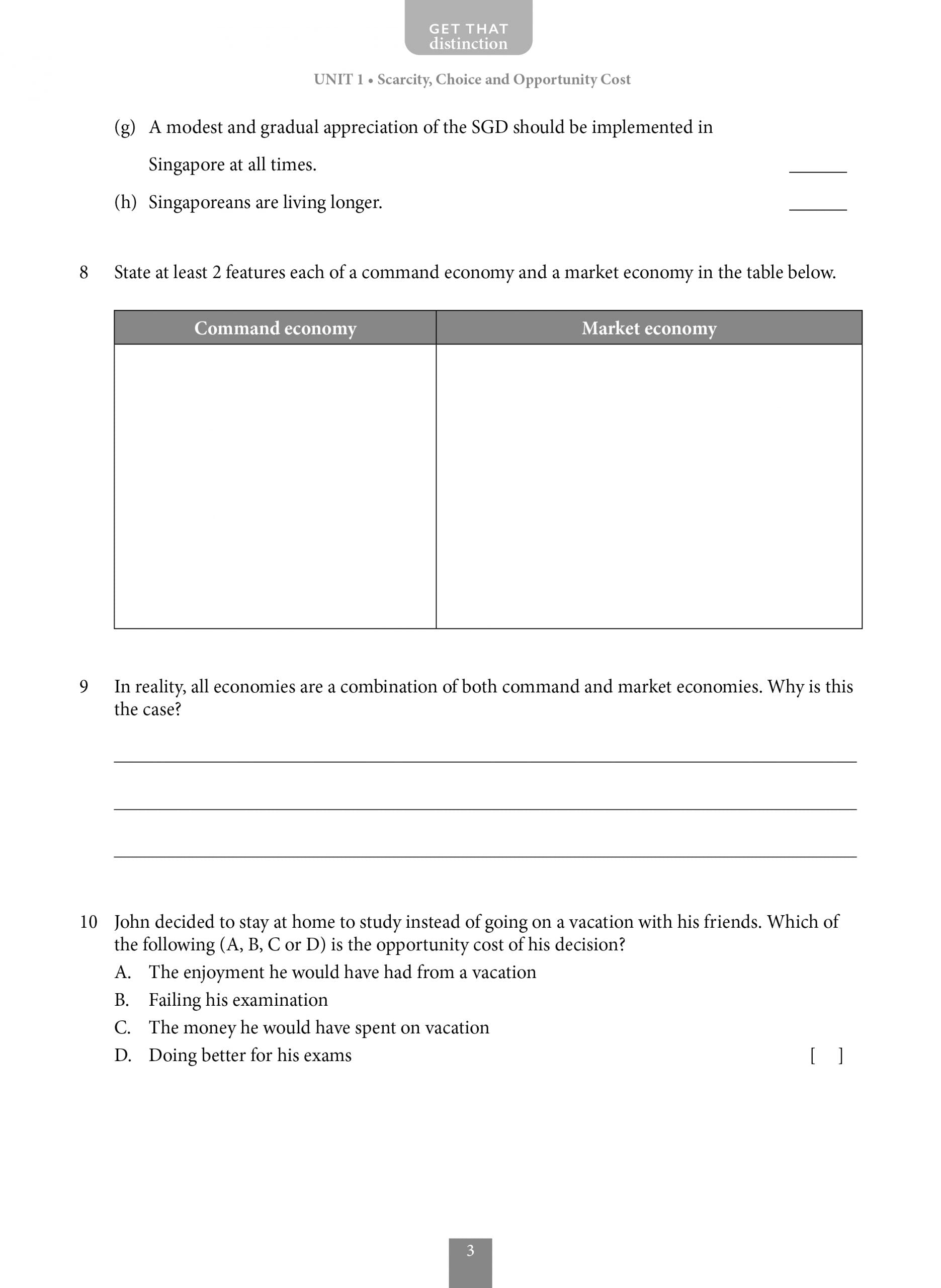A-Level Economics Tutorial Workbook