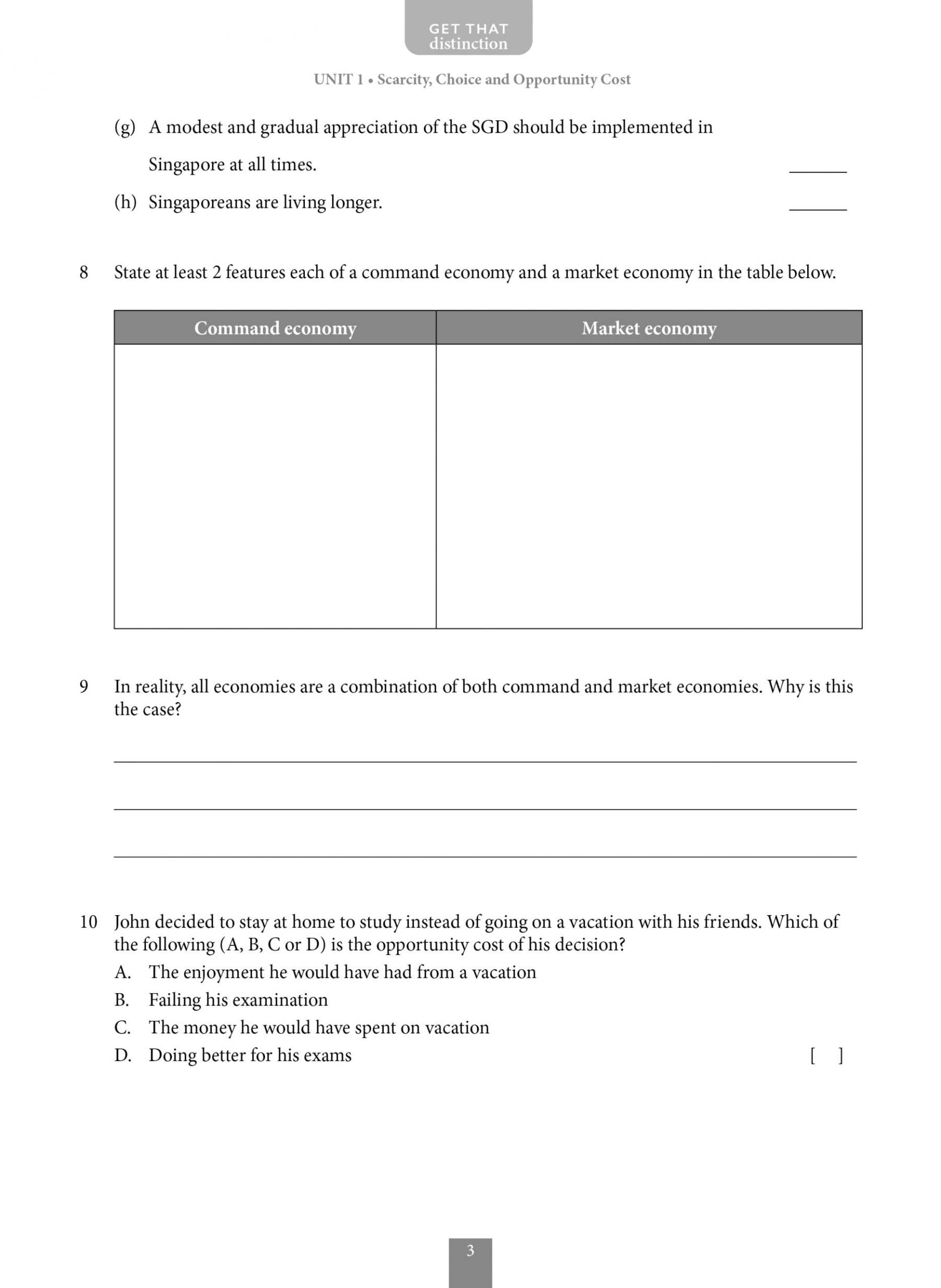 A-Level Economics Tutorial Workbook