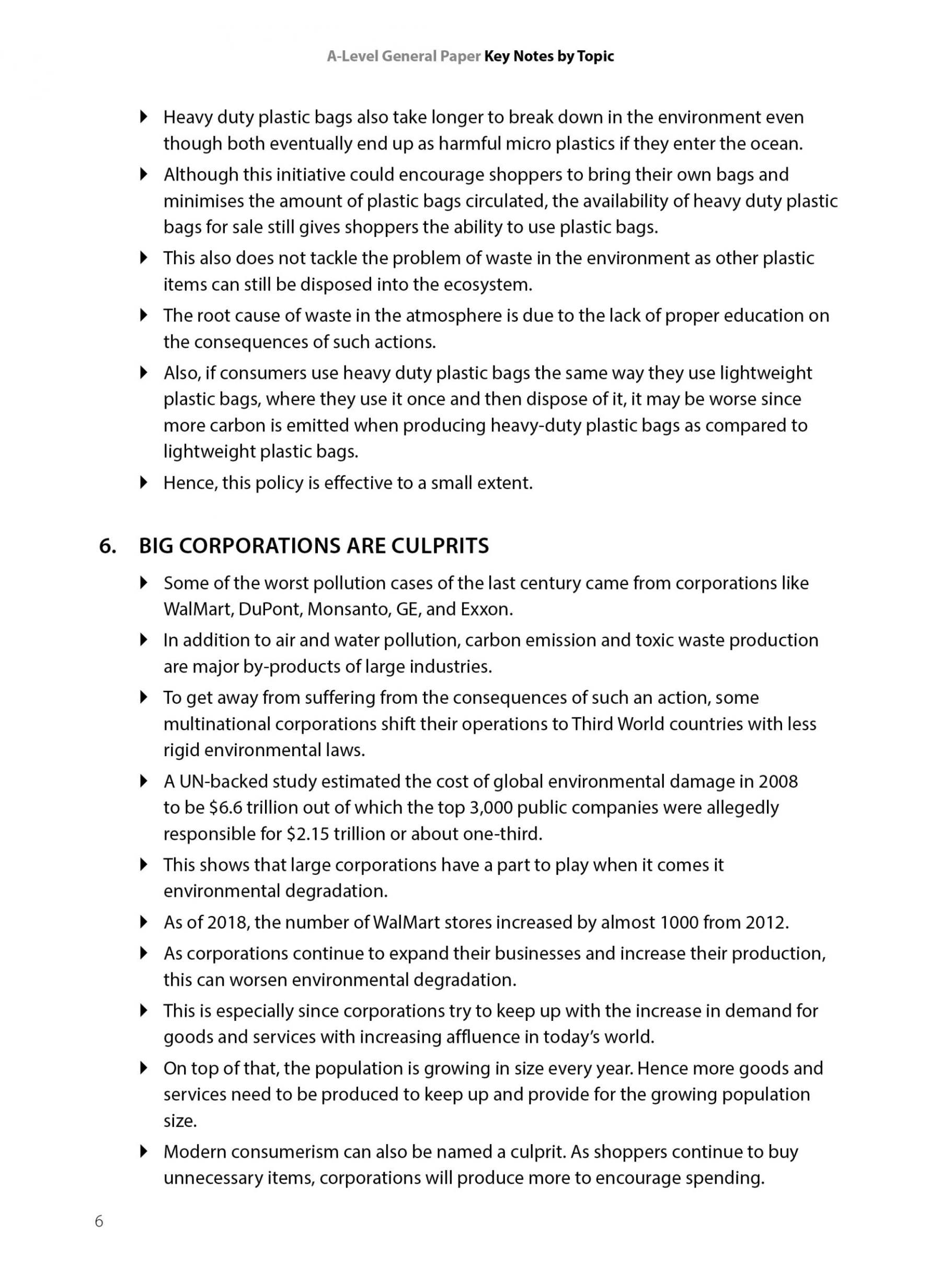 A-Level General Paper Key Notes by Topic (2nd Ed)