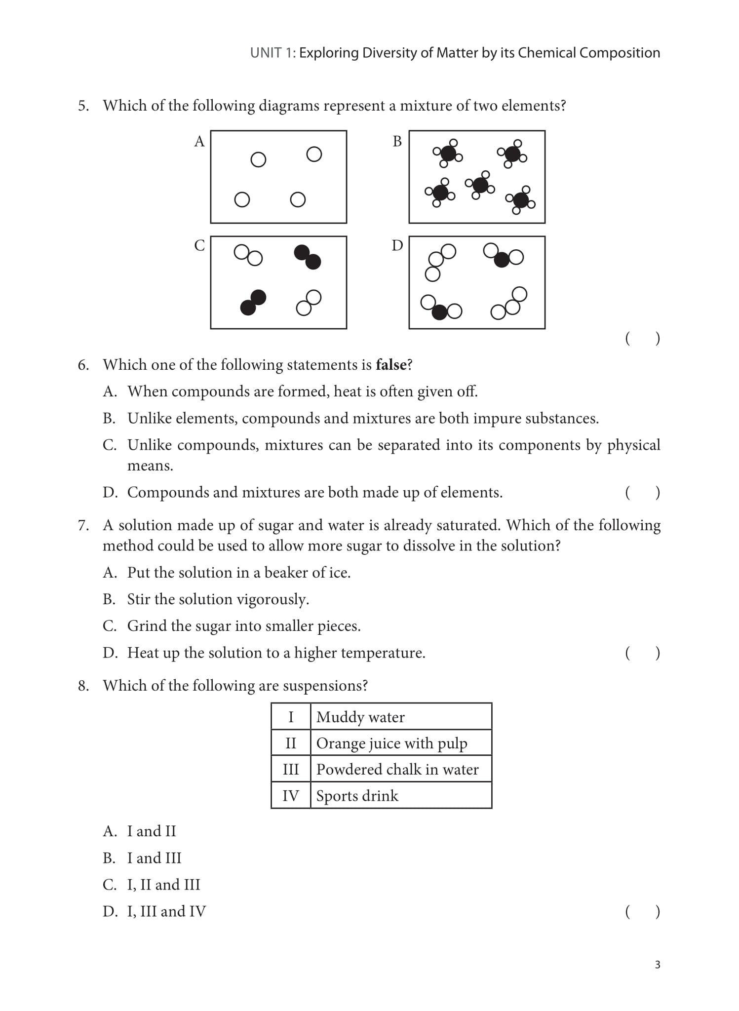 Ace Your Lower Secondary Science Chemistry