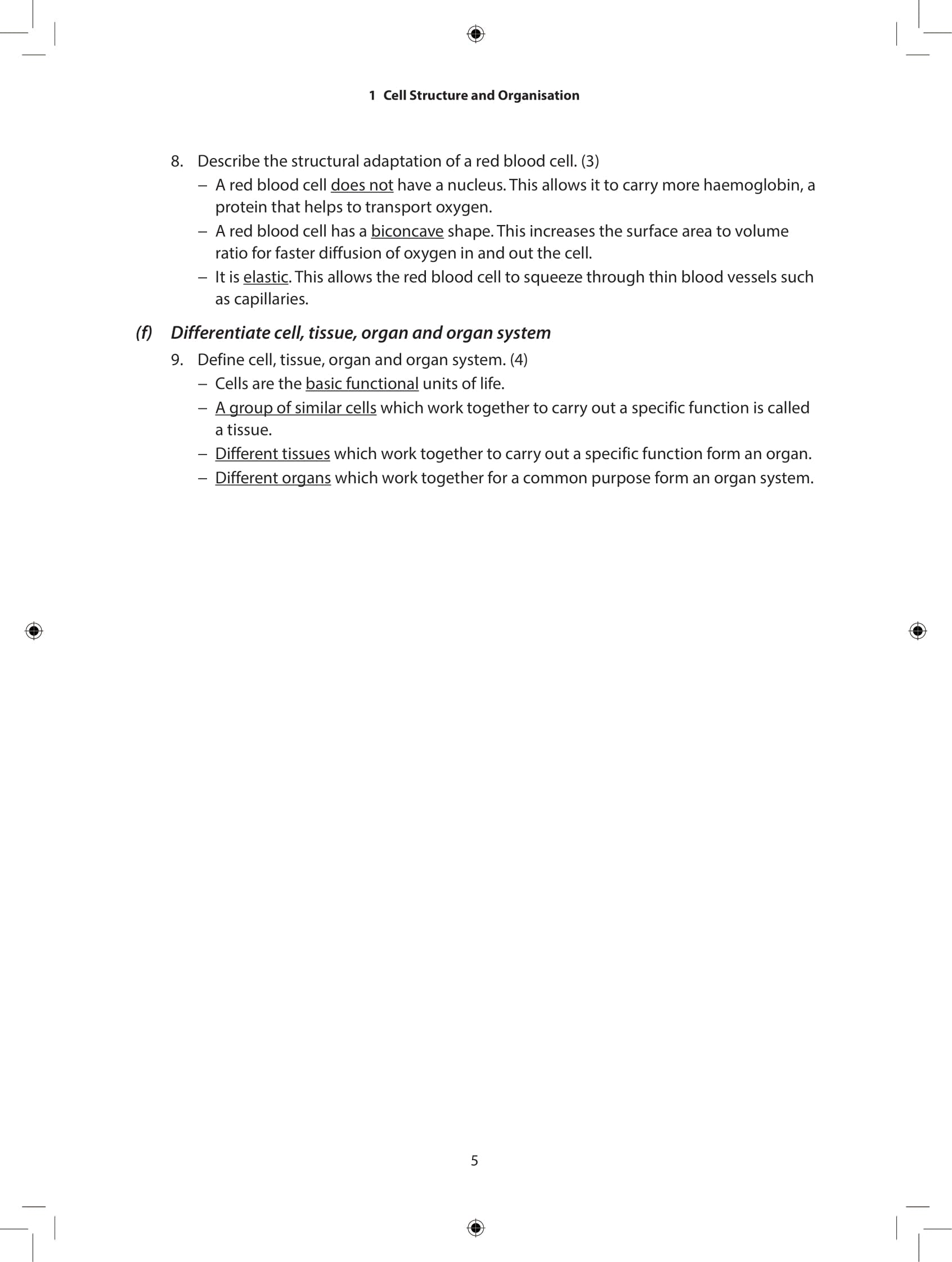 Ace Your O-Level Biology: Key Notes & Exercises
