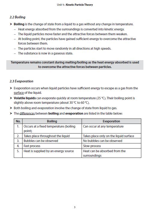 Ace Your O-Level Chemistry Summary Notes for Revision