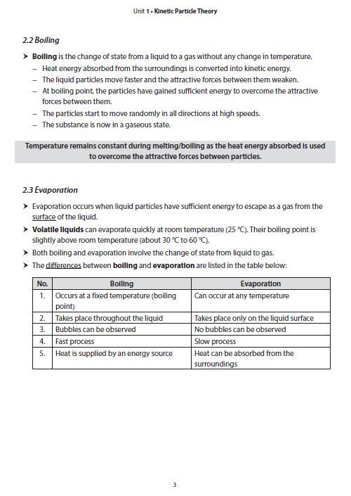 Ace Your O-Level Chemistry Summary Notes for Revision