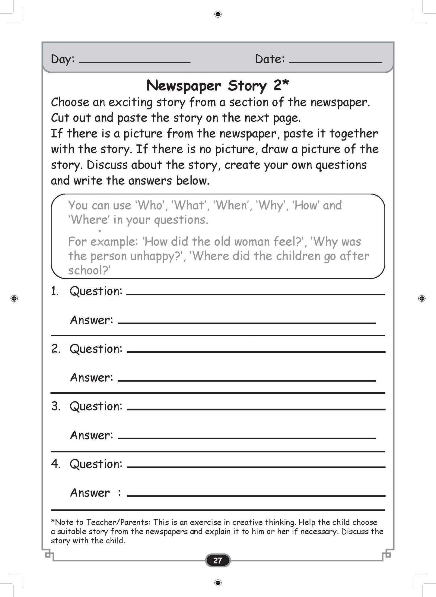 Always Seek Knowledge: Building My Comprehension Skills K2