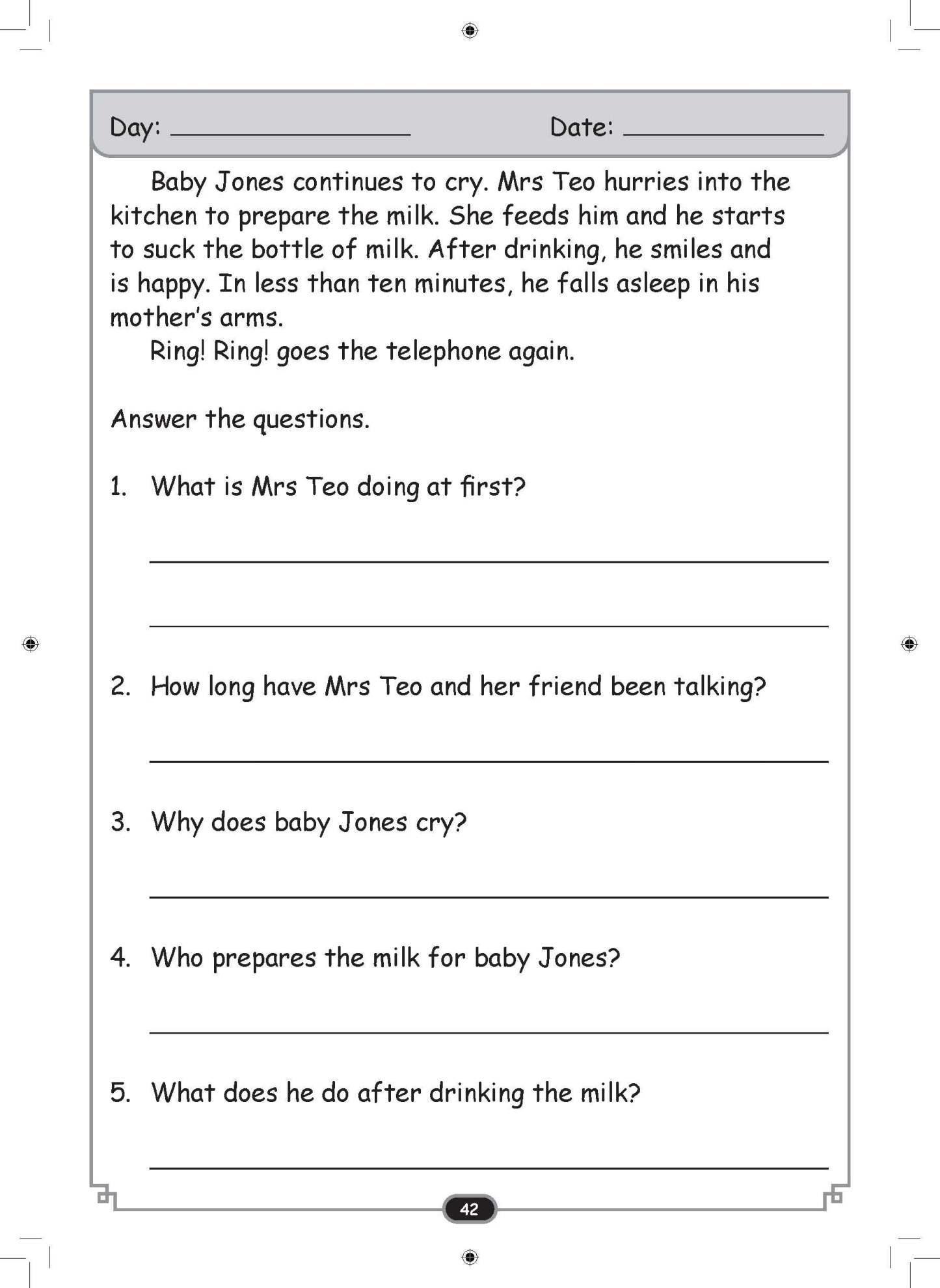 Always Seek Knowledge: Building My Comprehension Skills K2