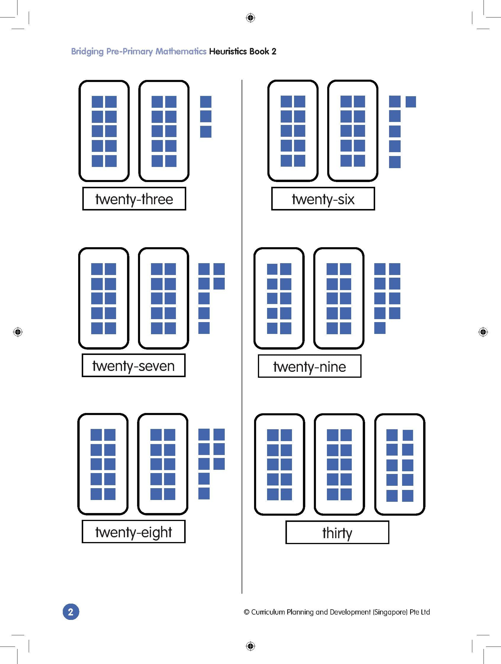 Bridging Pre-Primary Mathematics Heuristics Book 2