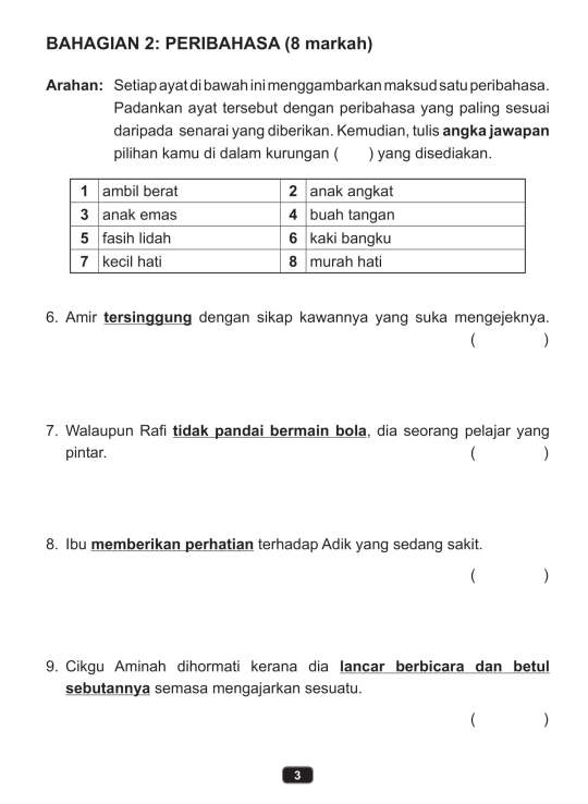 Buku Latihan Peperiksaan Cekap Darjah 3