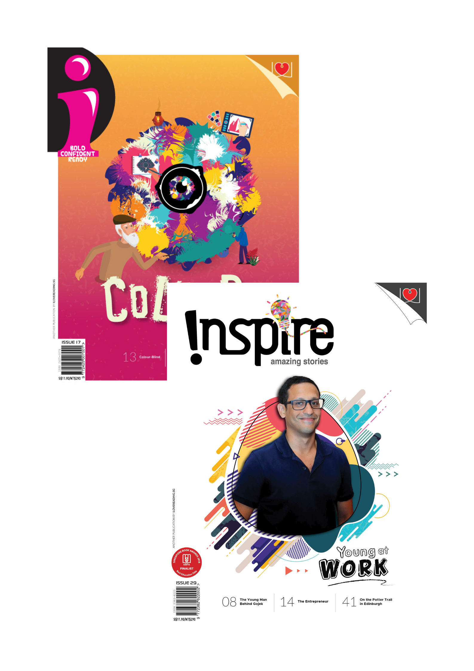 [Combo 2021]: i Magazine (10+ y/o) and Inspire Magazine (12+ y/o): 7 s