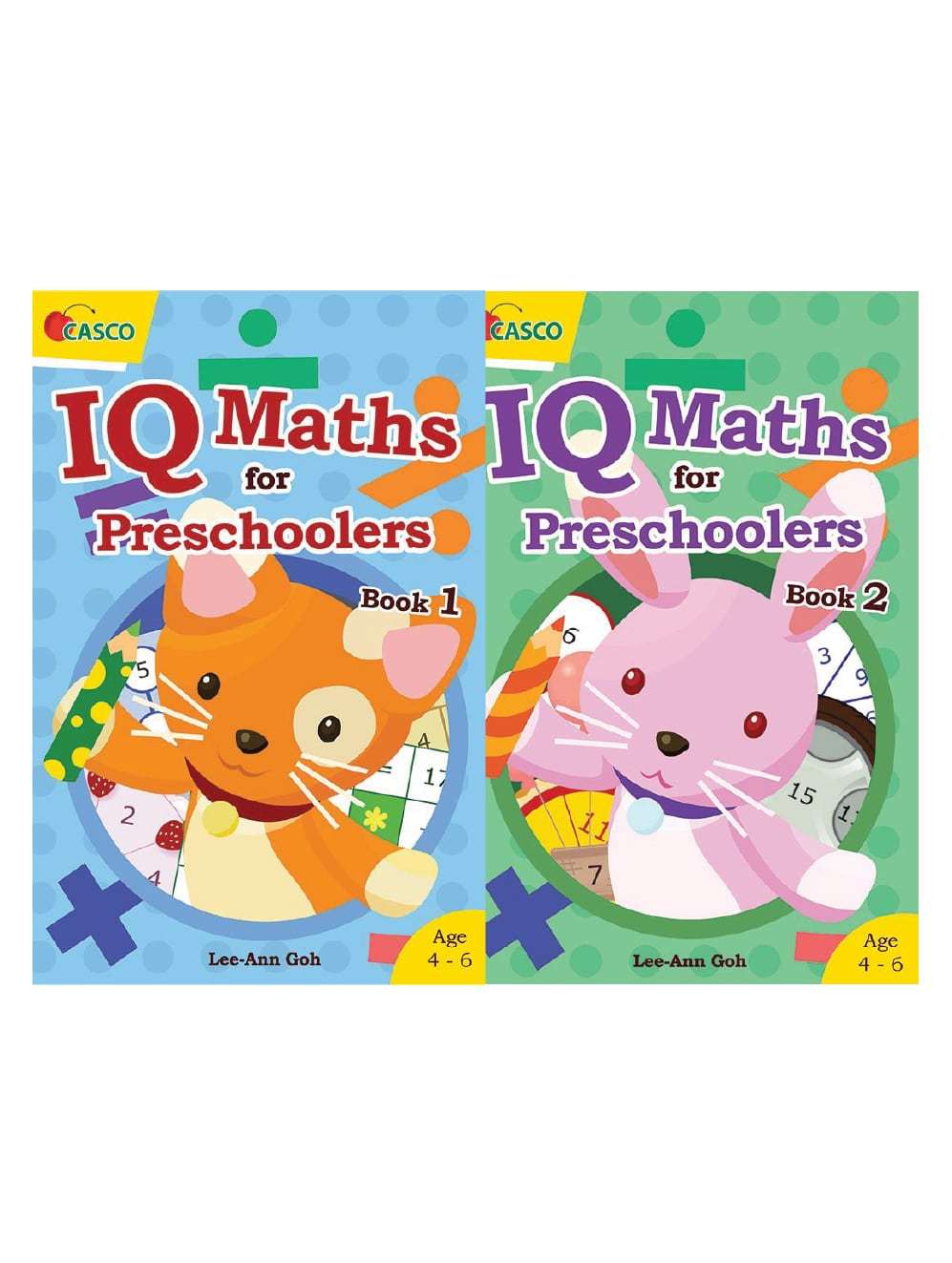 IQ Maths for Preschoolers series (Book 1 and Book 2)