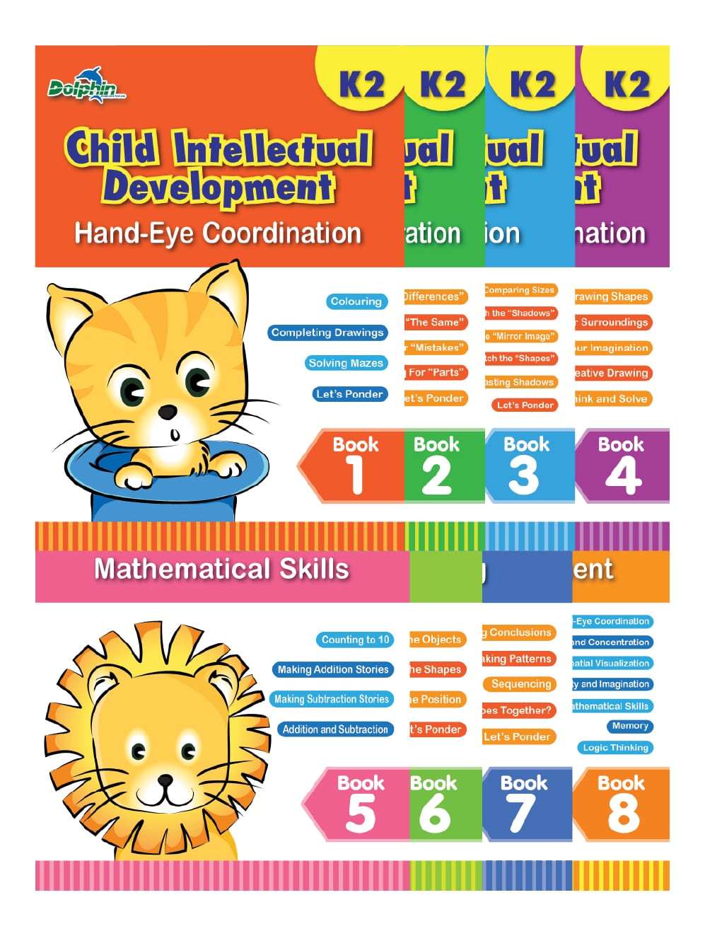 K2 Child Intellectual Development series (Book 1 to 8)