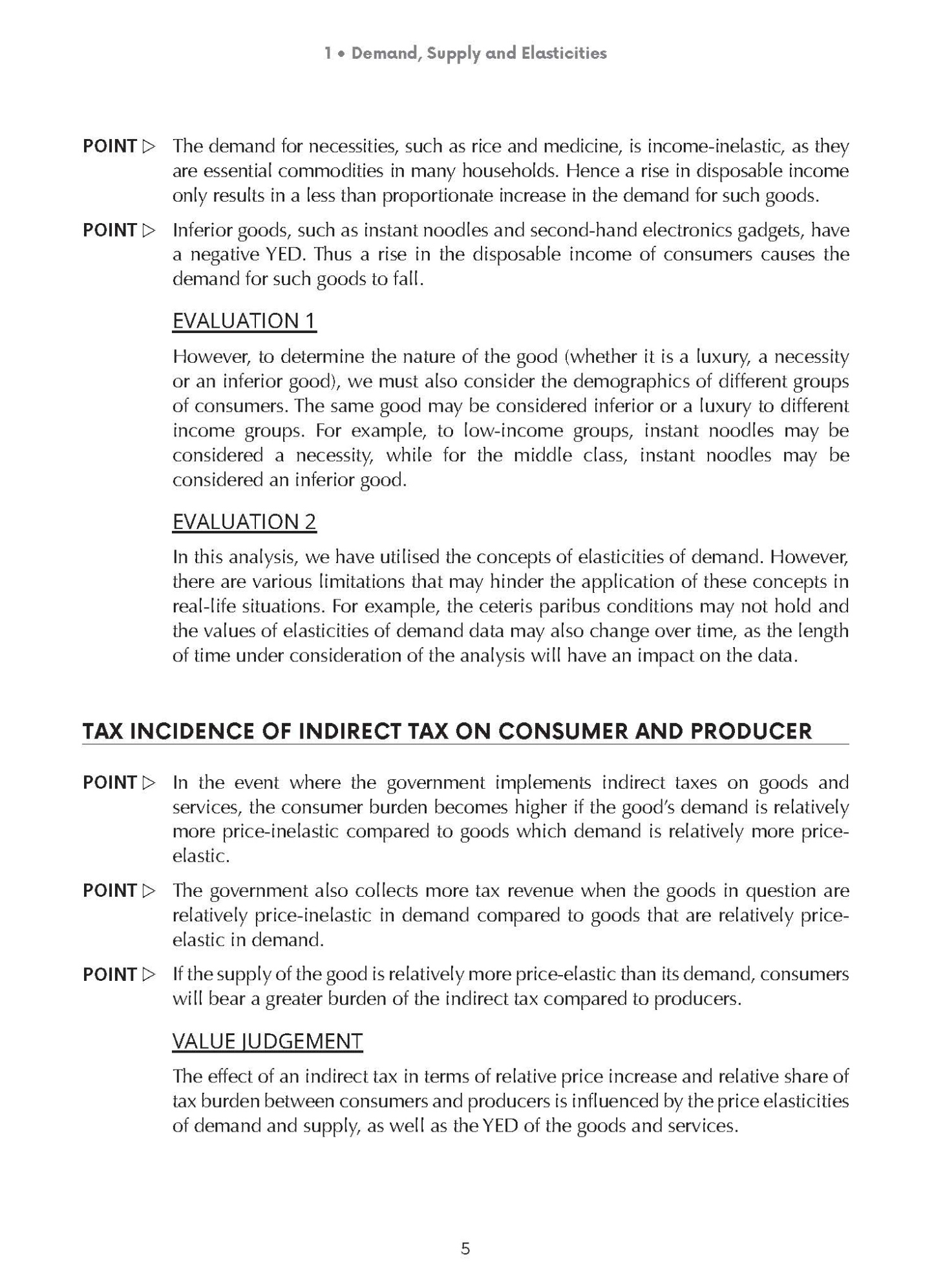 Complete Guide to GCE A-Level Economics Evaluation Points