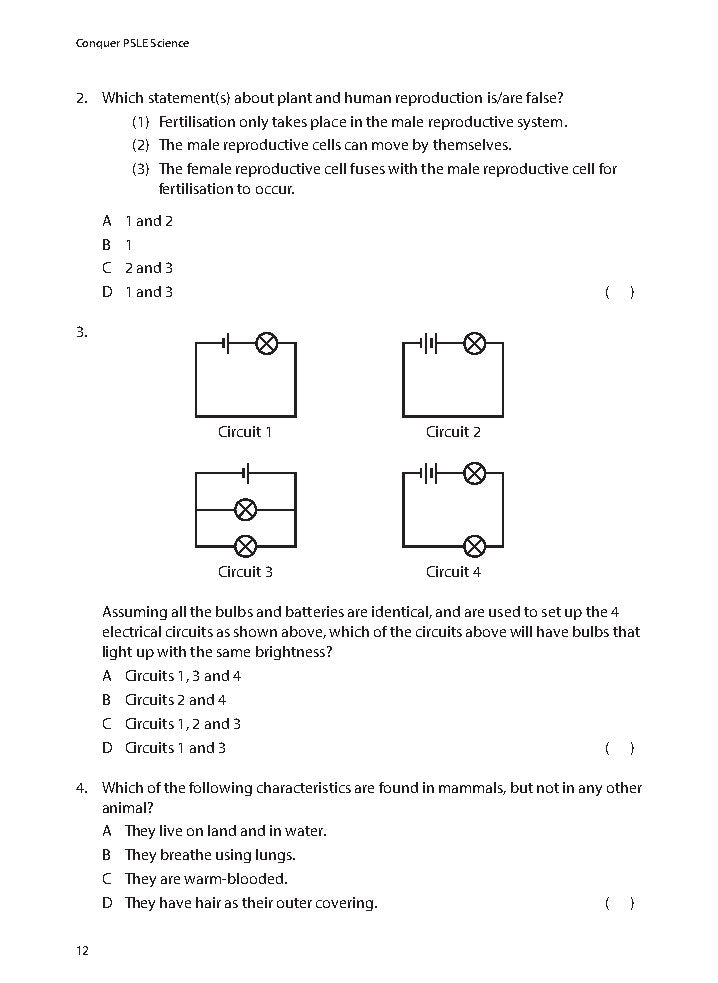 Conquer PSLE Science