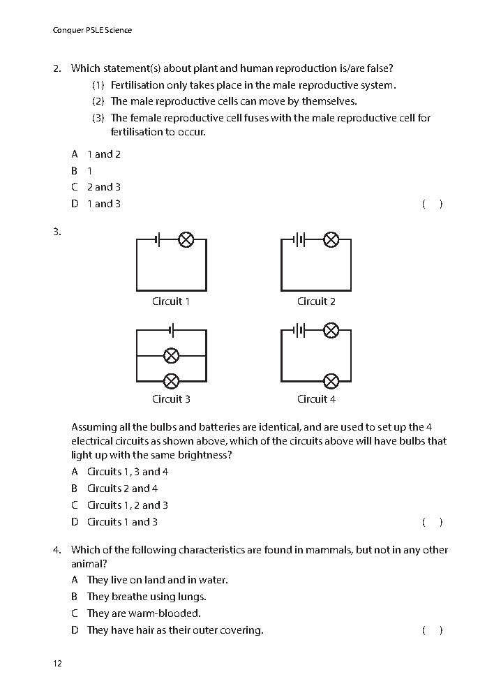 Conquer PSLE Science