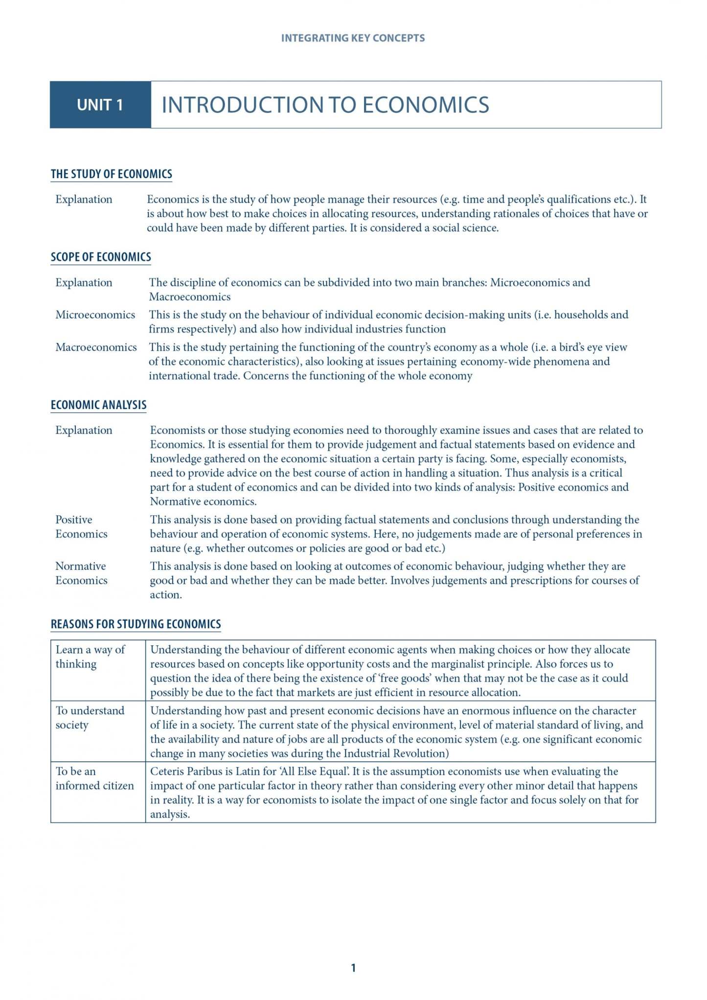 A-Level Economics: Mind Maps Integrating Key Concepts (2nd Edition)