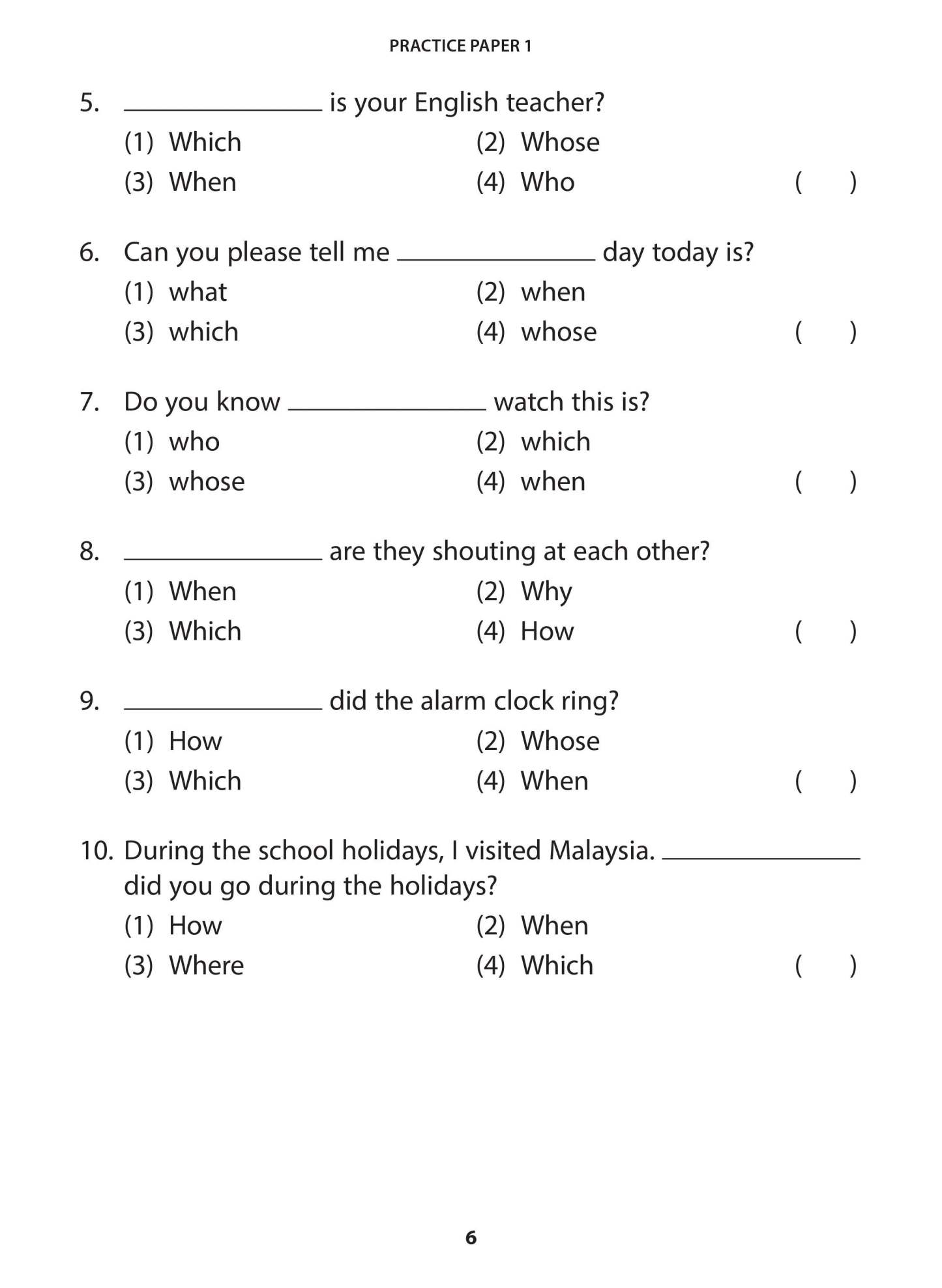 Elite Programme K2 Challenging English Practice Papers for Advanced Learners