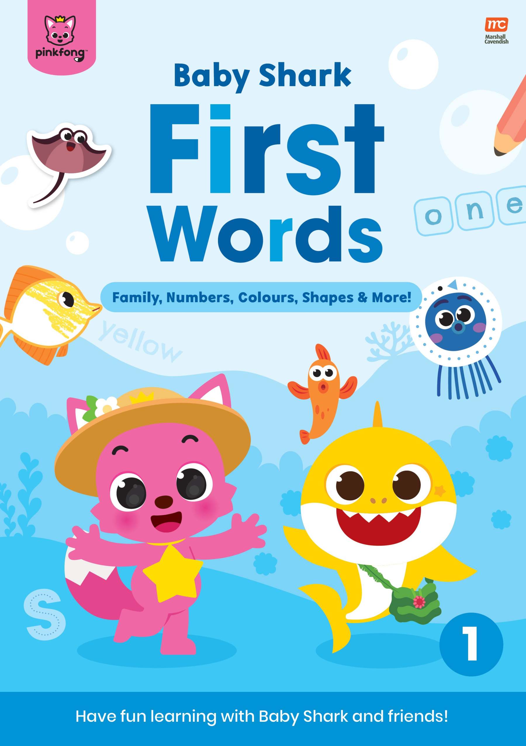 [Pre-Order] Baby Shark First Words Activity Books 1 - 5