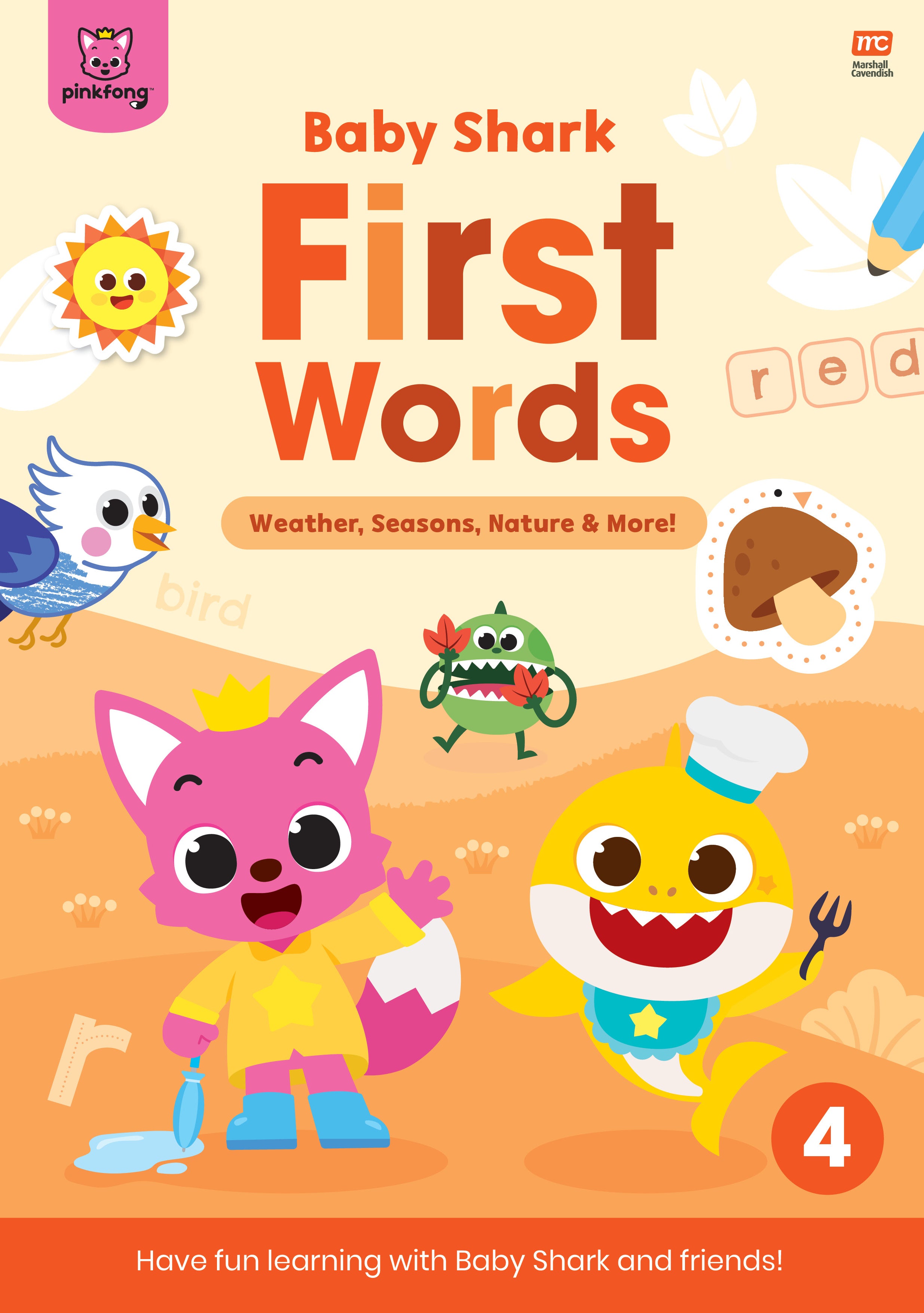 [Pre-Order] Baby Shark First Words Activity Books 1 - 5