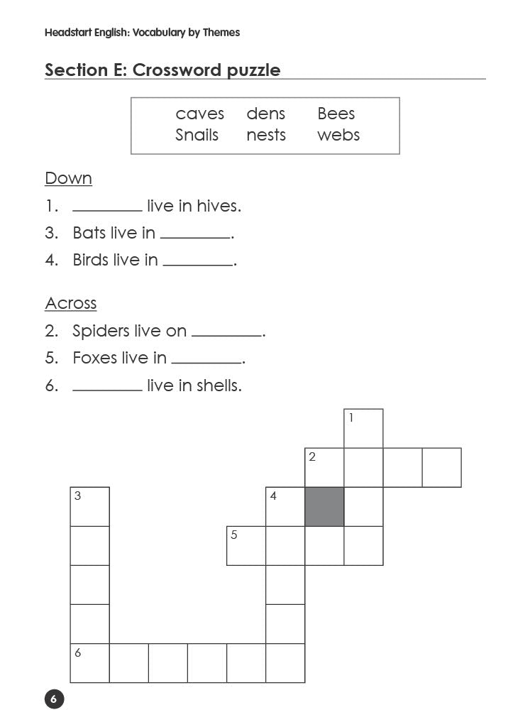 Headstart in English: Vocabulary by Themes
