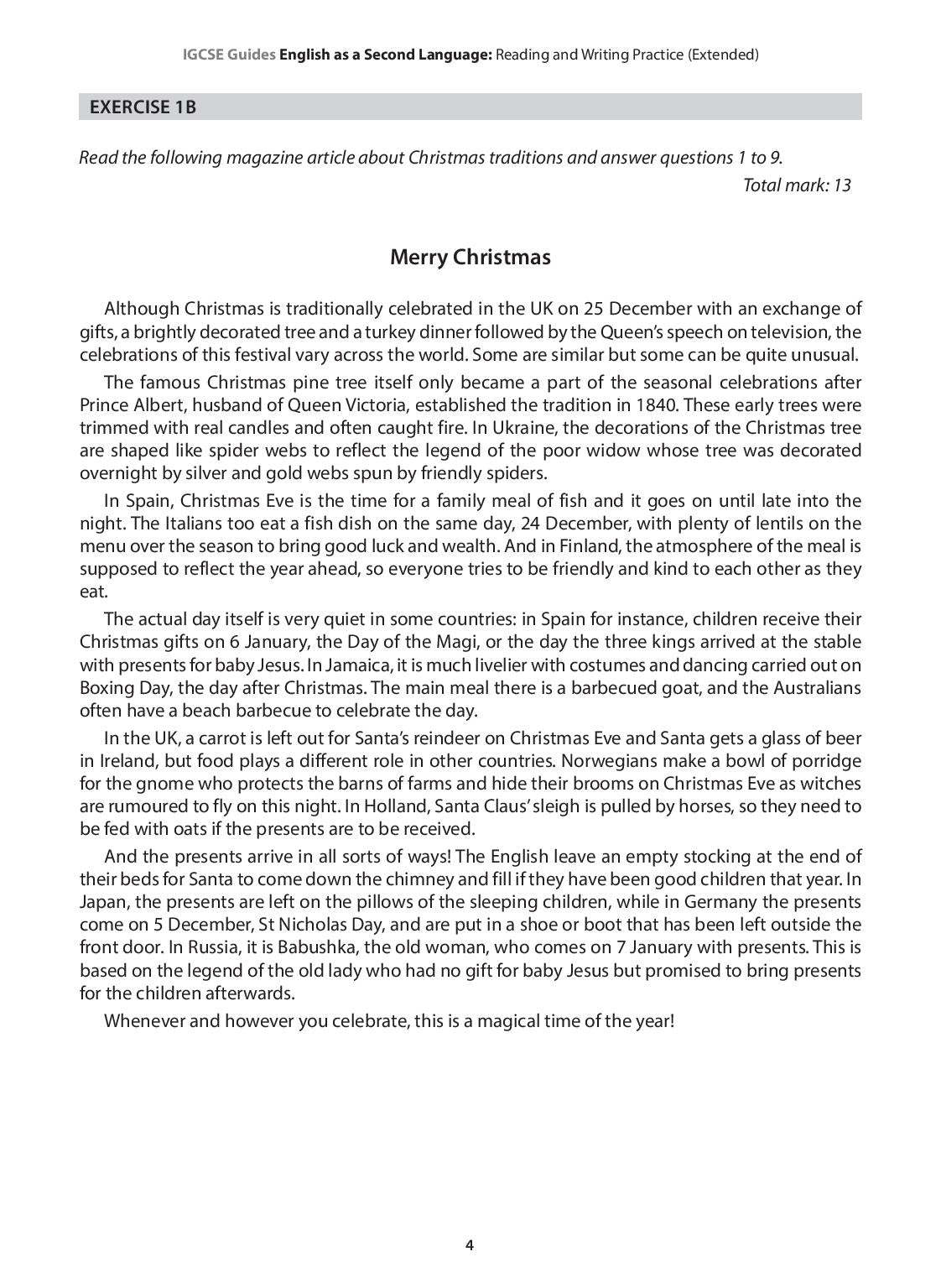 IGCSE Guide English as a Second Language (Extended)