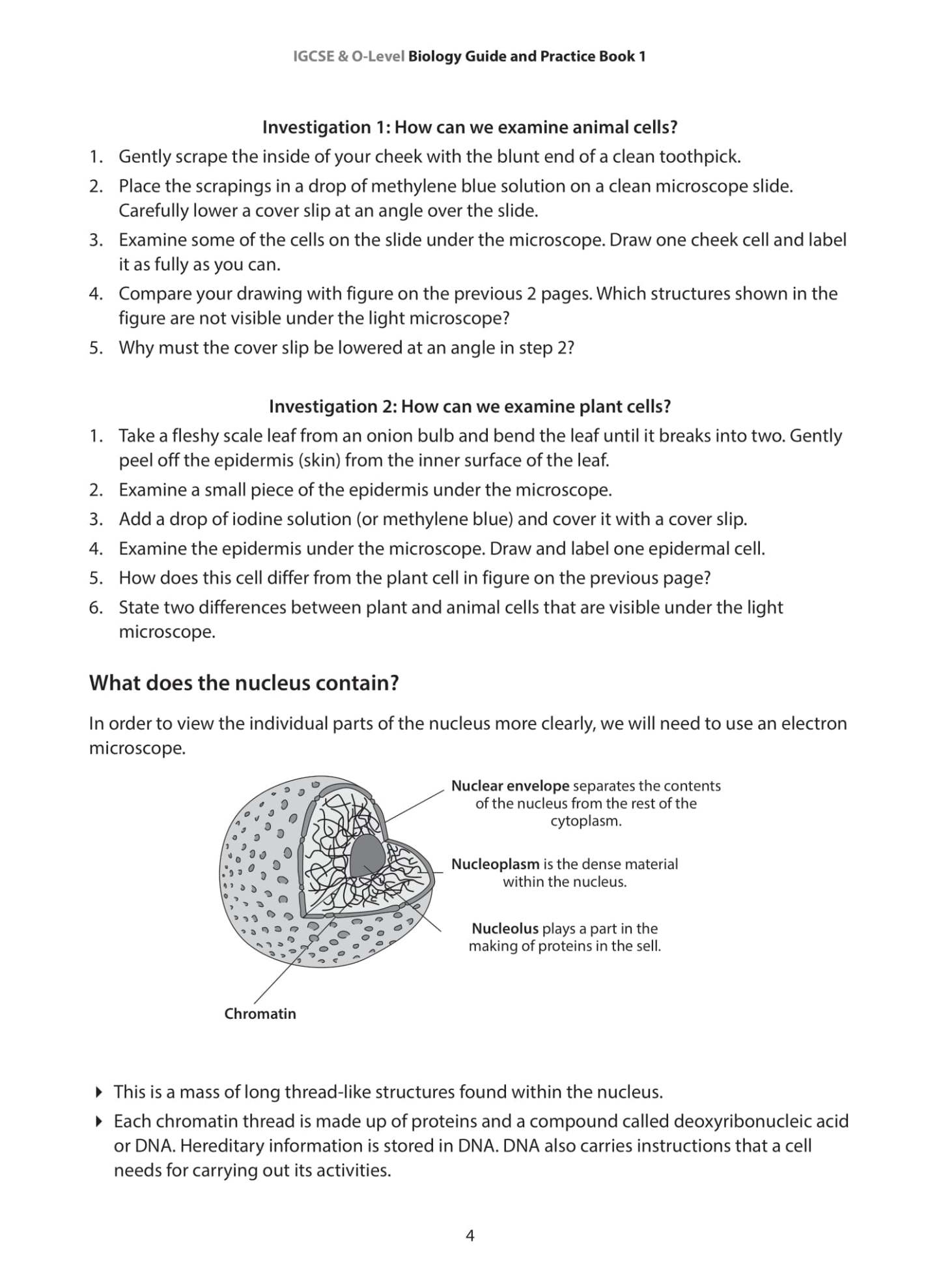 IGCSE and O-Level Biology Guide and Practice Book 1