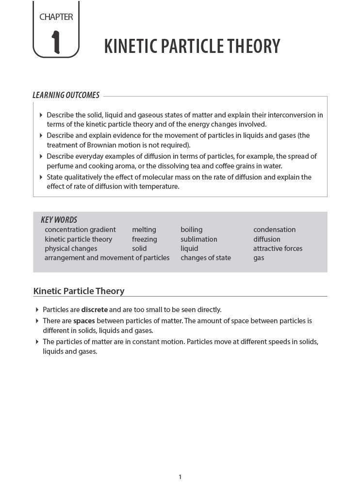 IGCSE and O-Level Chemistry Guide and Practice Book 1