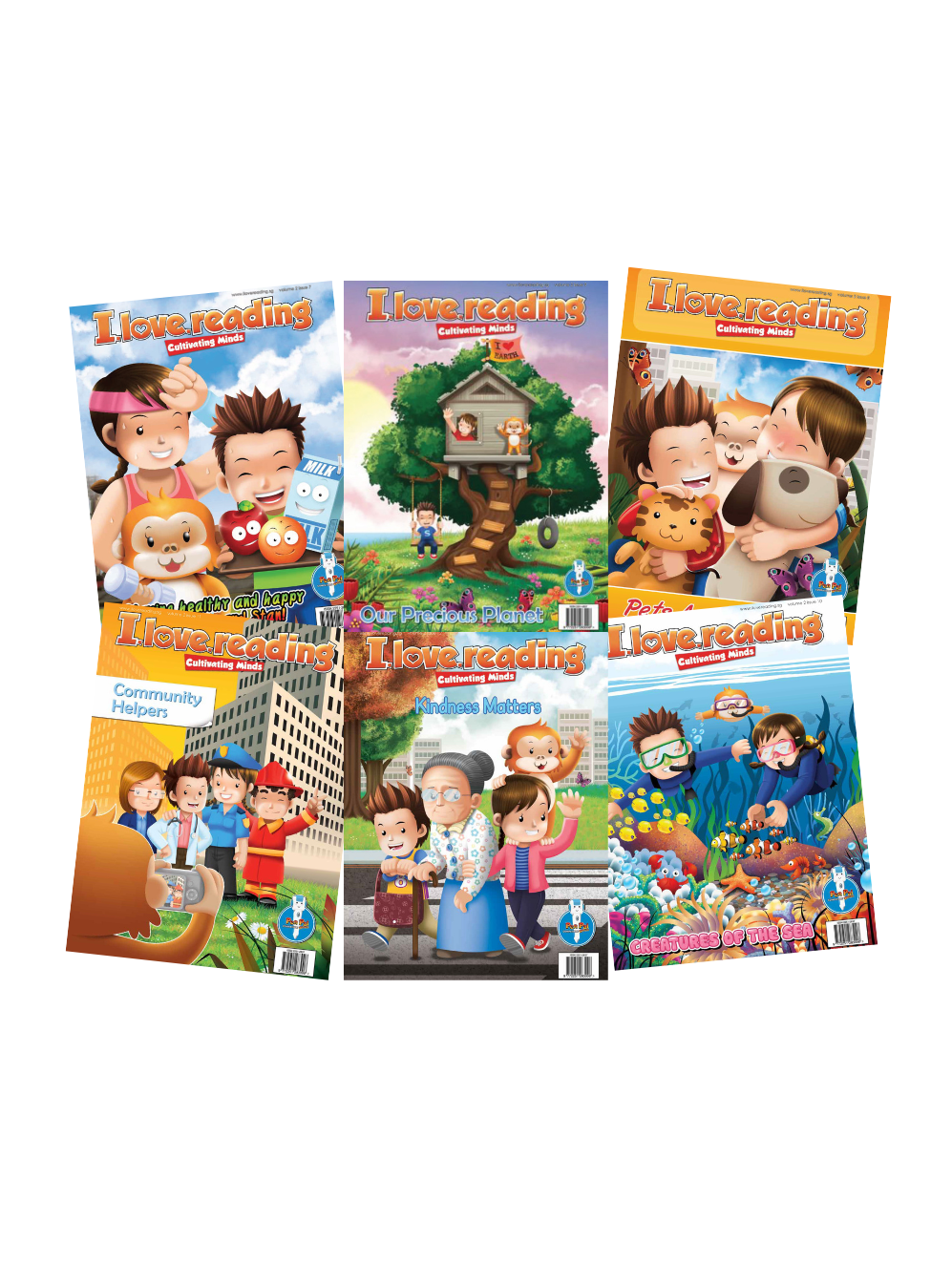 iLoveReading Series: 6 issues (for 7+ y/o)