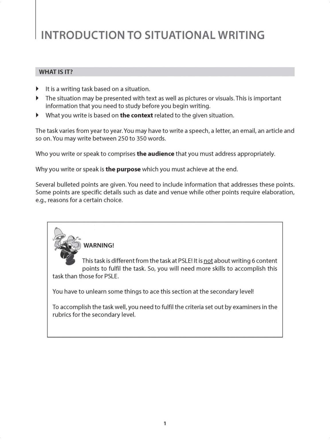 Key Guide Lower Secondary English: Mastering Situational Writing