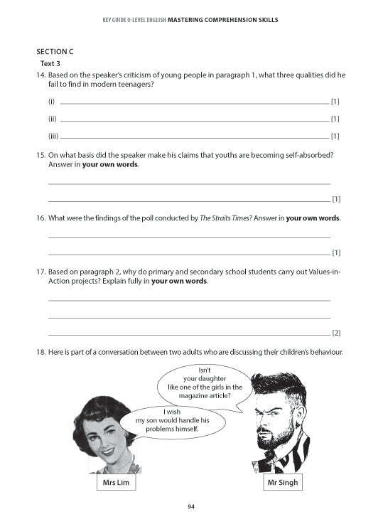 Key Guide O-Level English: Mastering Comprehension Skills